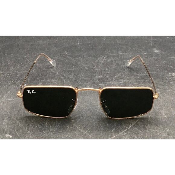 Ray-Ban Rose Gold Rectangle Metal Frame Sunglasses (49•20) main image 7